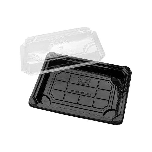 Eco-Products GreenStripe Compostable Small Sushi Containers 5" x 7" (QTY 600), SKU EP-SH2-CPK