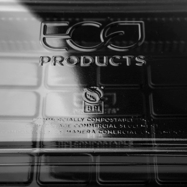 Eco-Products GreenStripe Renewable & Compostable Large Sushi Containers - 6in x 9in (QTY 600), SKU EP-SH3-CPK