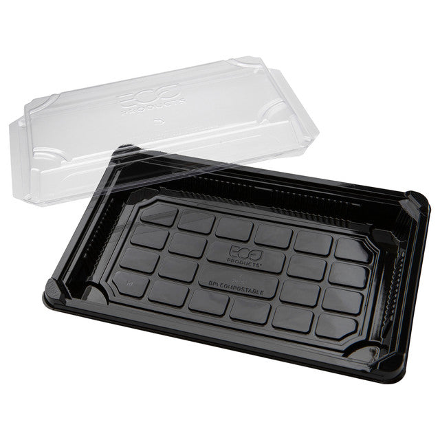 Eco-Products GreenStripe Renewable & Compostable Large Sushi Containers - 6in x 9in (QTY 600), SKU EP-SH3-CPK