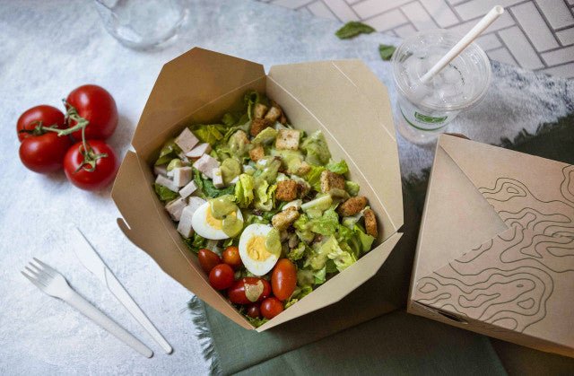 GreenStripe Renewable & Compostable 66oz Food Box #3, FSC Mix Credit SA-COC-013255 (QTY:200)