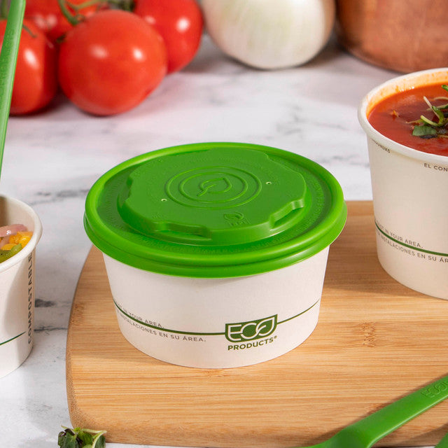 GreenStripe Renewable & Compostable Food Container - 12oz. (QTY:500)