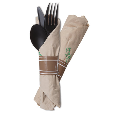 Vine Renewable & Compostable Spoon, 7in, Black (QTY:500)