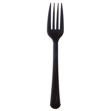 Vine Renewable & Compostable Spoon, 7in, Black (QTY:500)