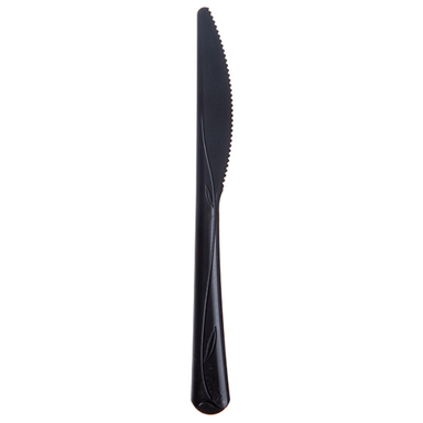 Vine Renewable & Compostable Spoon, 7in, Black (QTY:500)
