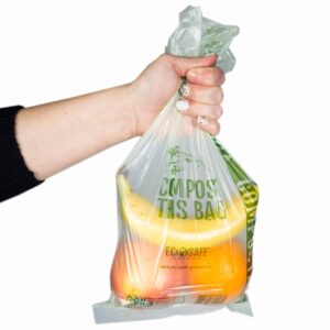 EcoSafe Zero Waste Compostable Produce Bags, 16" x 19" (QTY 1100), SKU PCK1619-6
