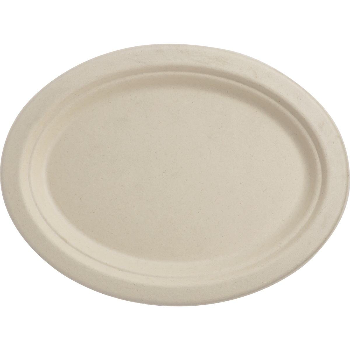 World Centric 10 in Fiber Oval Plate Compostable Plant Fiber Plate (QTY 500), SKU PL-SC-U10O-LFP