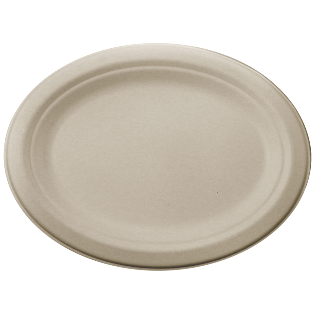 World Centric 12 in Fiber Oval Plate Compostable Plant Fiber Plate (QTY 500), SKU PL-SC-U12O-LFP