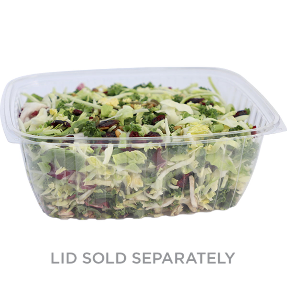 World Centric 64 oz Rectangular Deli, Clear (QTY:400)