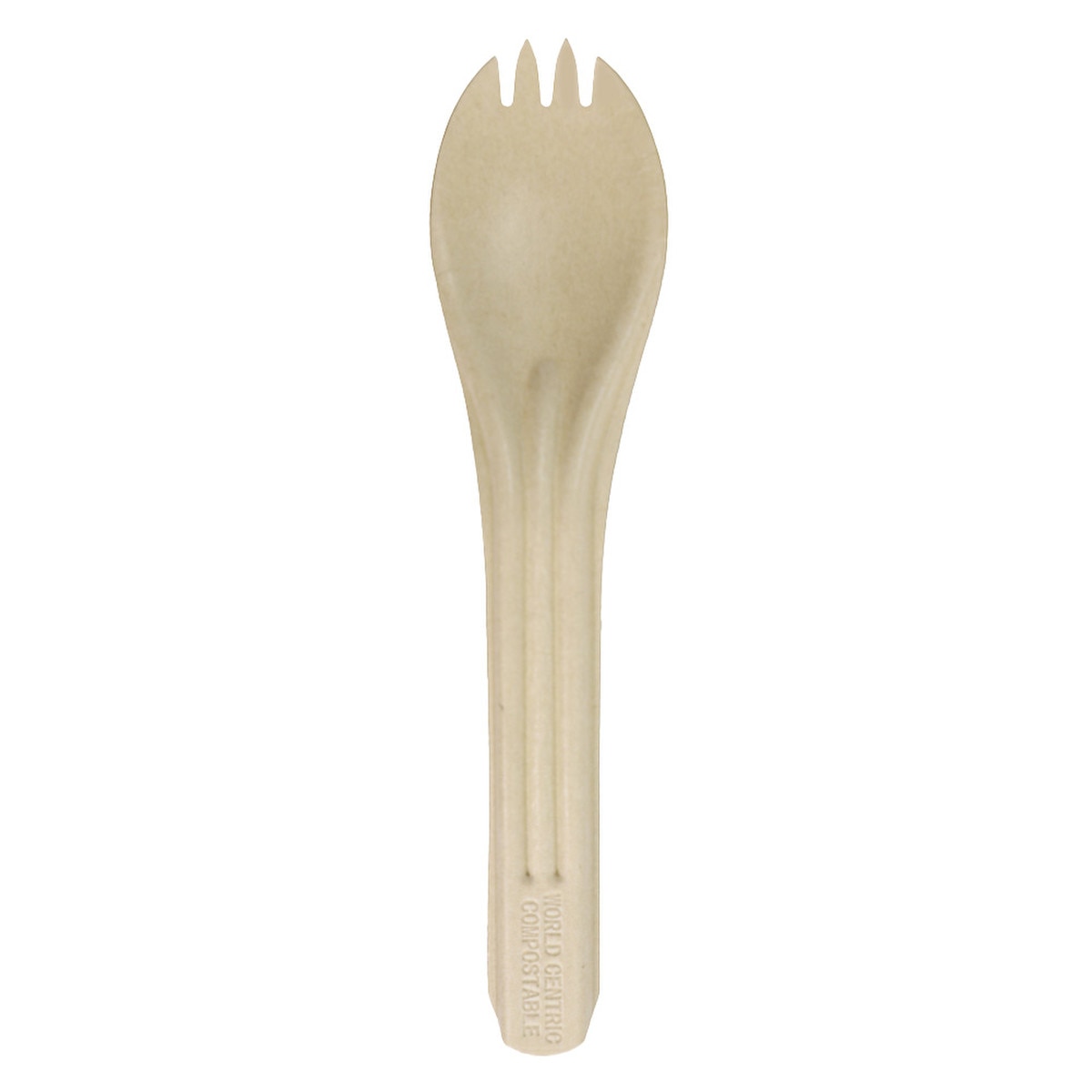 World Centric NoTree 6 in Paper Spork Compostable FSC Certified Cutlery (QTY 1000), SKU RK-NT-6