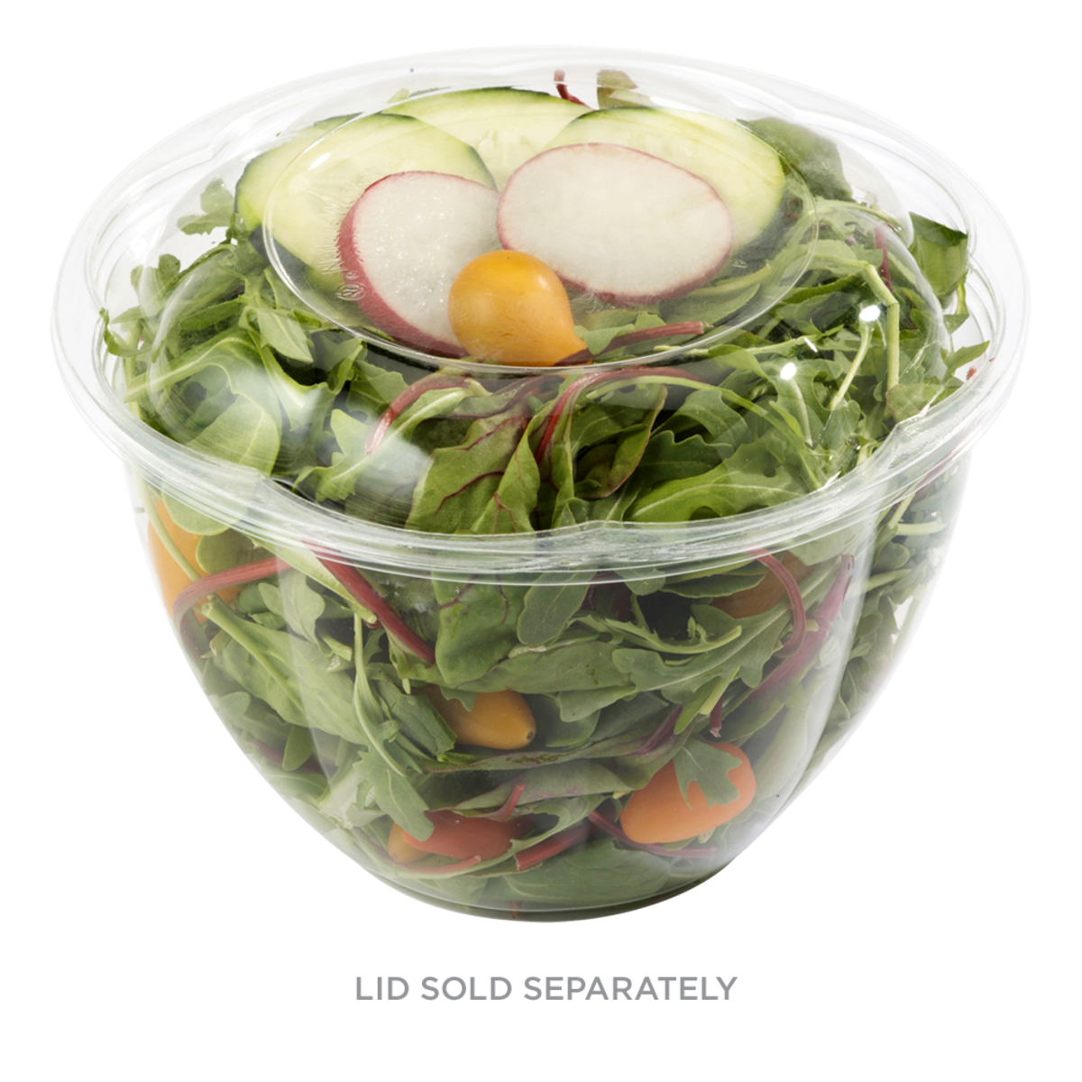 World Centric 48 oz Salad Bowl, Clear (QTY:300)