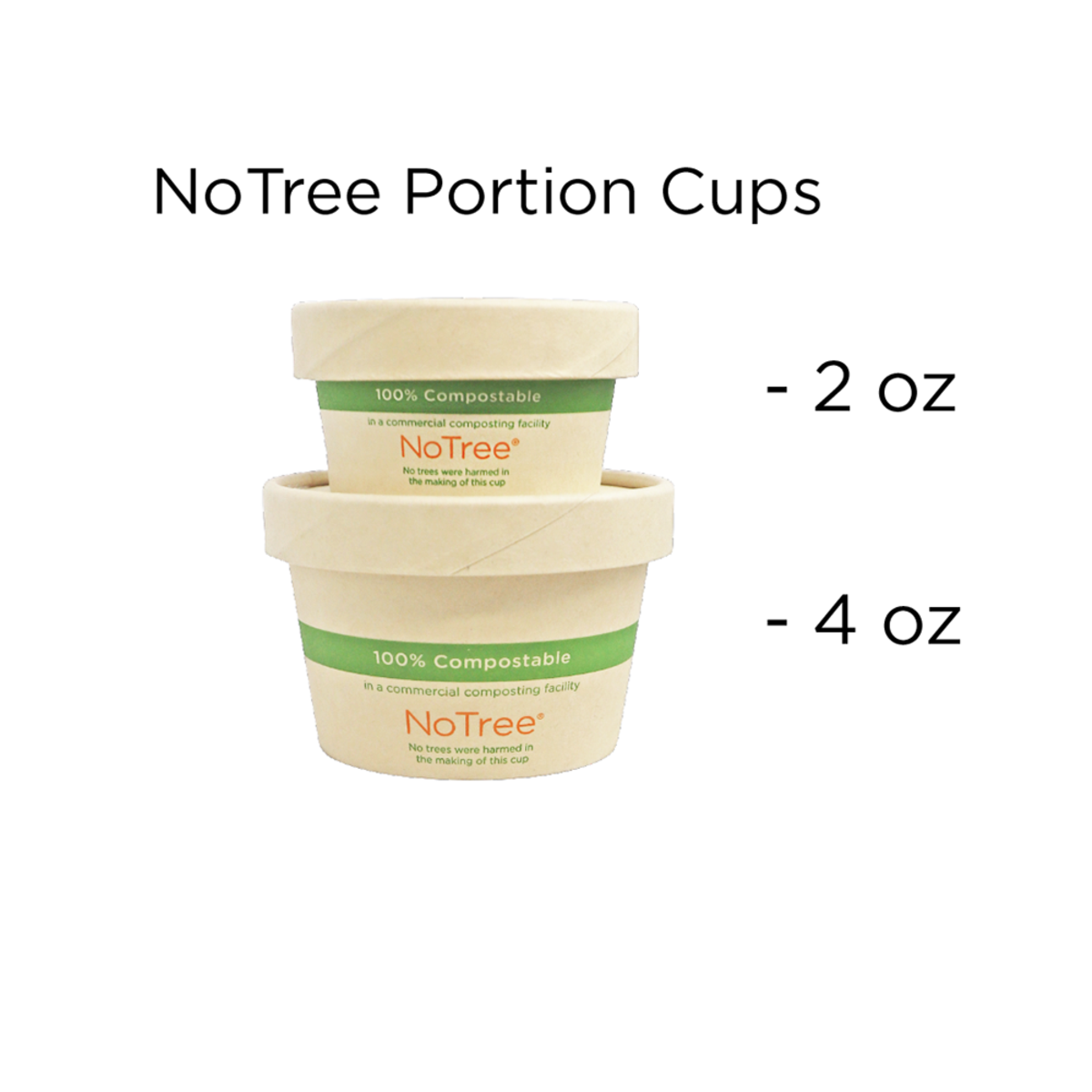 World Centric Lid Paper - 2 oz No TreePortion Cups (QTY:1000)