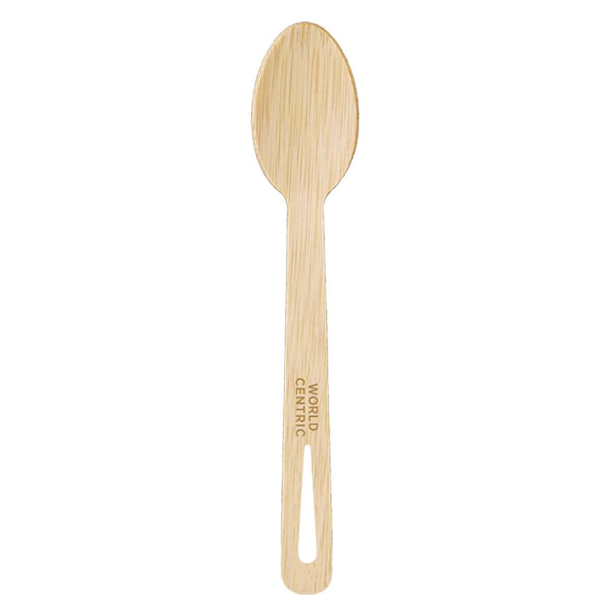 World Centric 6.7" Bamboo Spoons - Wrapped (QTY:750)