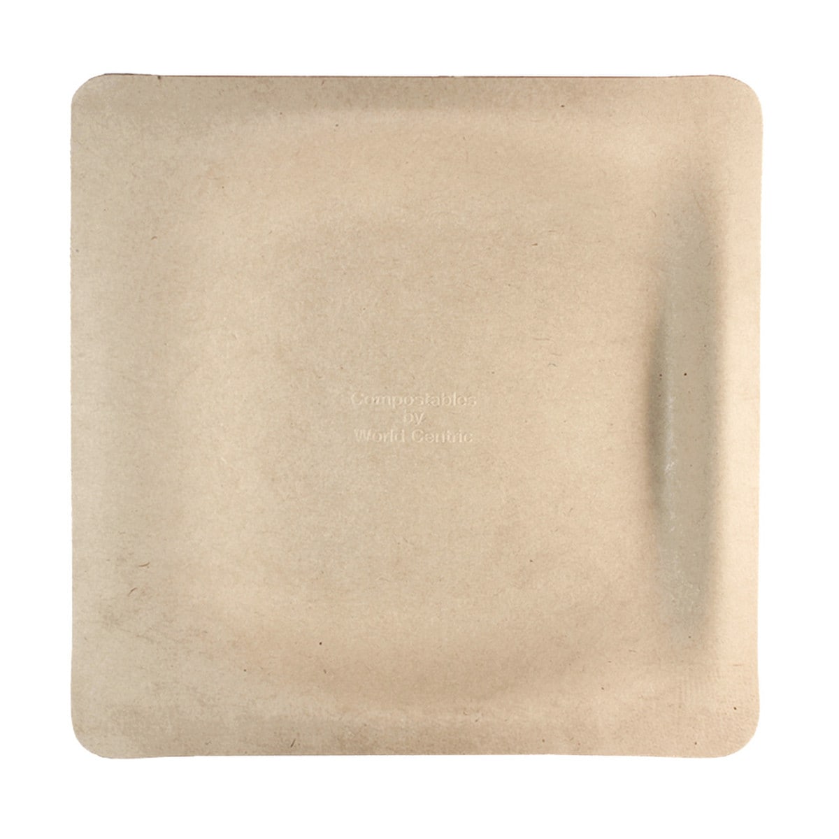 World Centric 7" Fiber Square Plate (QTY:1000)