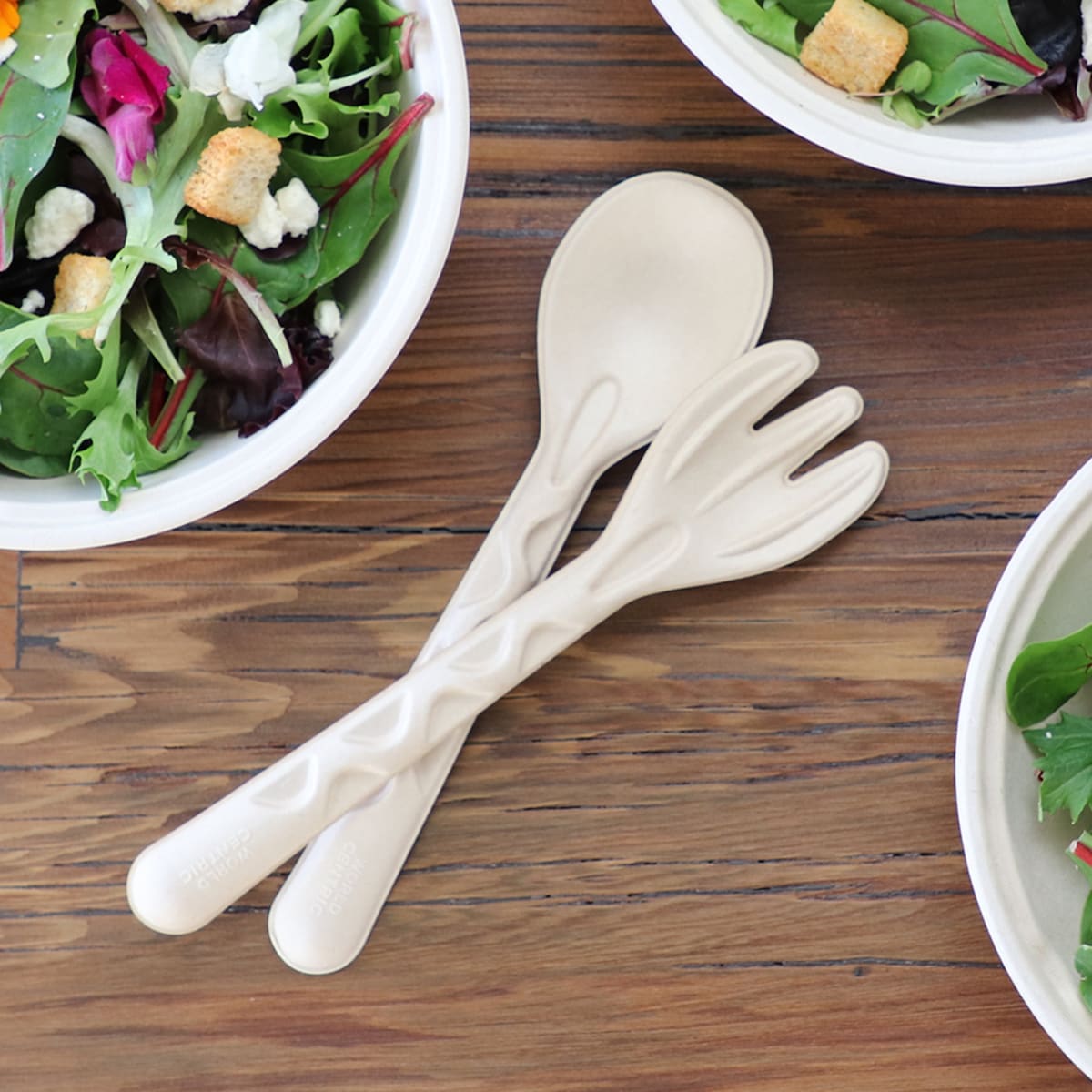 World Centric 10" Fiber Serving Spoon (QTY:100)
