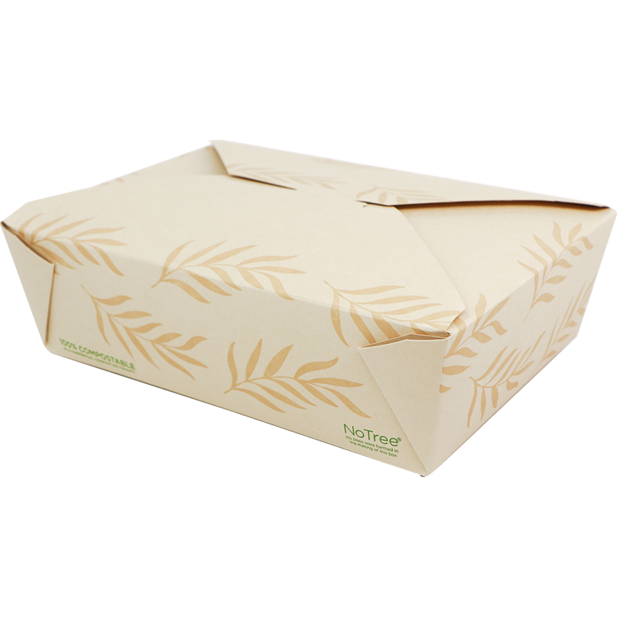 World Centric NoTree Paper #3 Take-Out Container 65oz (QTY:200)