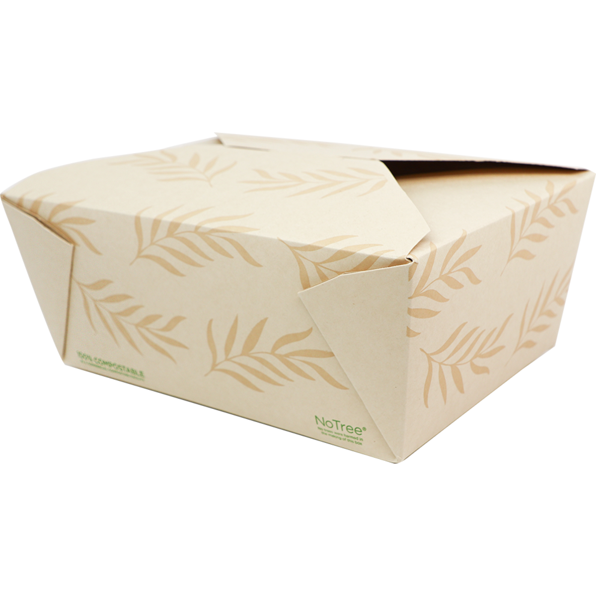 World Centric NoTree Paper #4 Take-Out Container - 95oz (QTY:160)