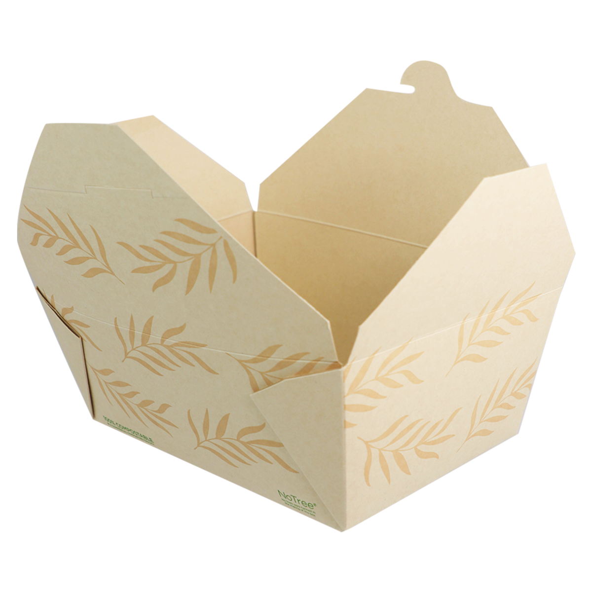 World Centric NoTree Paper #4 Take-Out Container - 95oz (QTY:160)