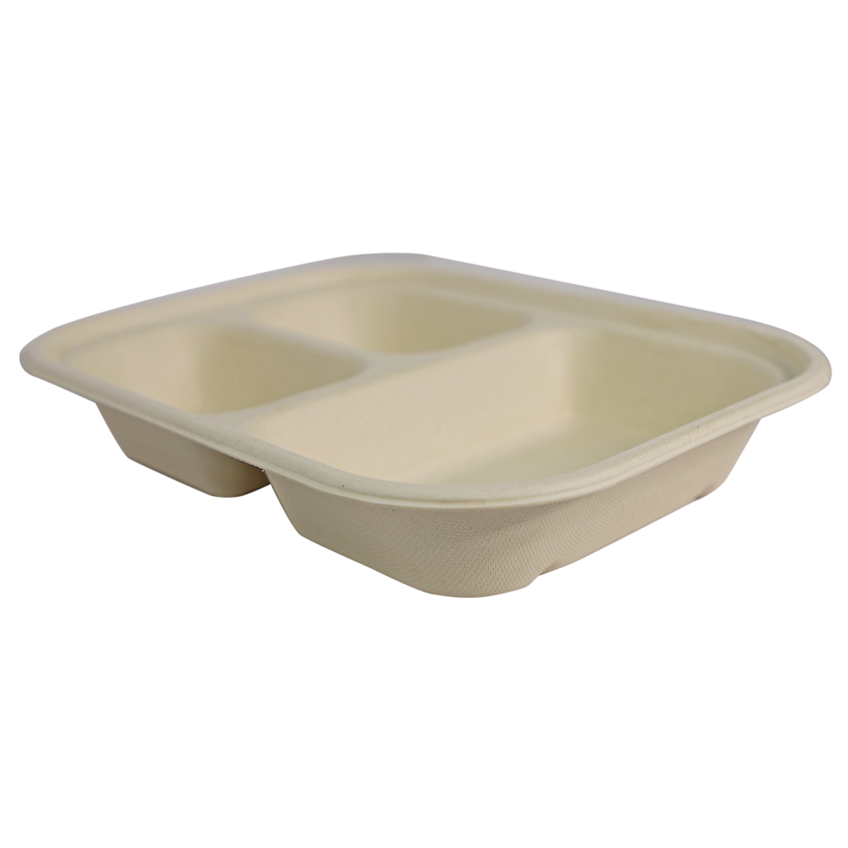 World Centric 29 oz 3-Compartment Fiber Takeout Container Compostable (QTY 400), SKU TR-SC-U10T-LFP