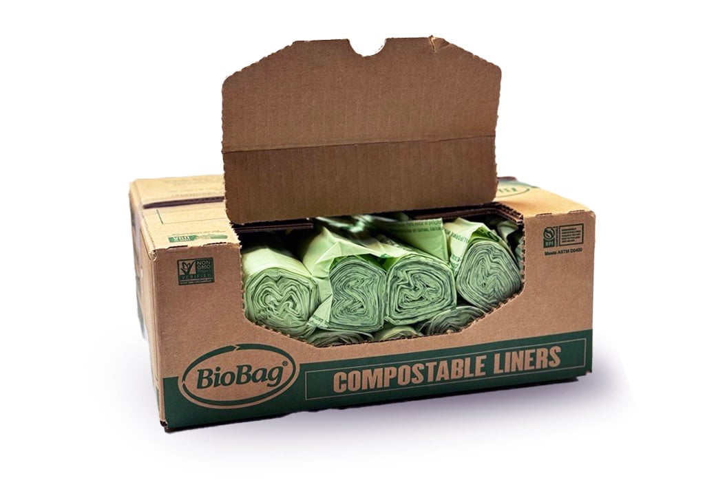 BioBag 20 Gallon Compostable Bags 26x36 (14-Roll Pack, QTY 140), SKU 20G2636