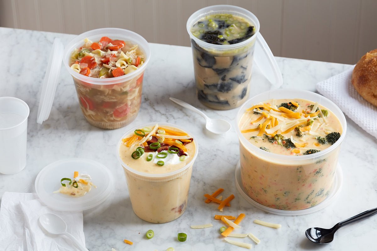 DELItainer 24 oz. PP Container and LLDPE Lid (QTY:240)