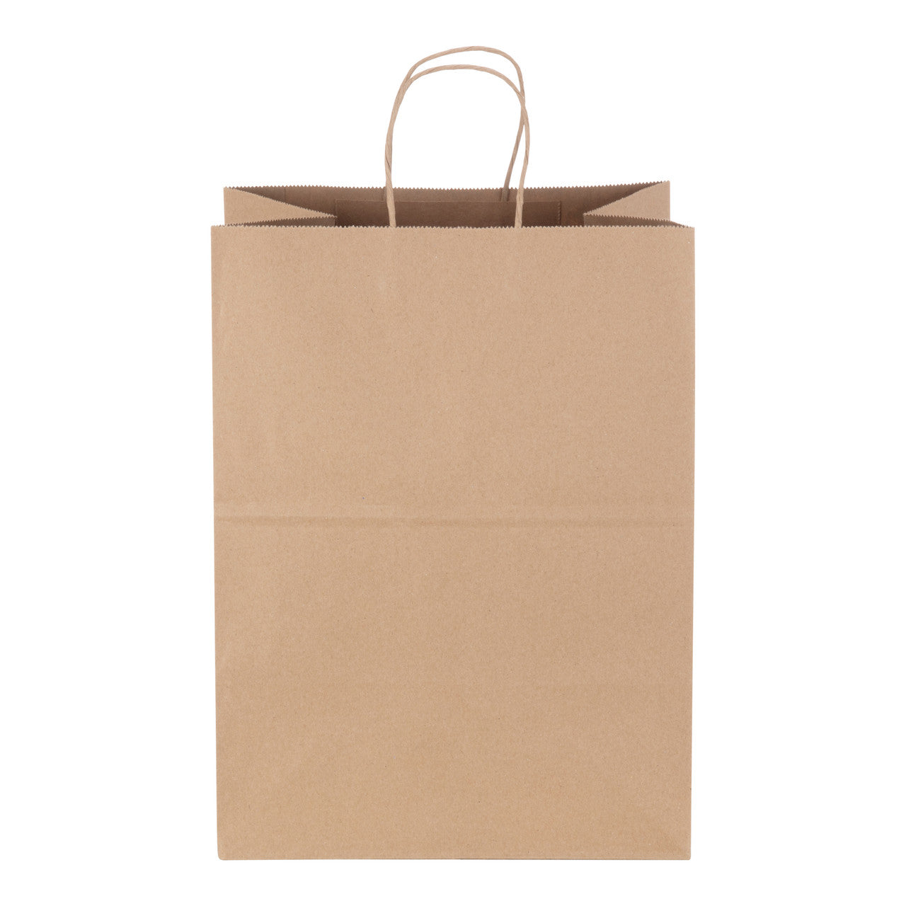 Duro 12in x 9in x 15.75in Regal Kraft Paper Shopping Bag with Handles (QTY 200), SKU 87415