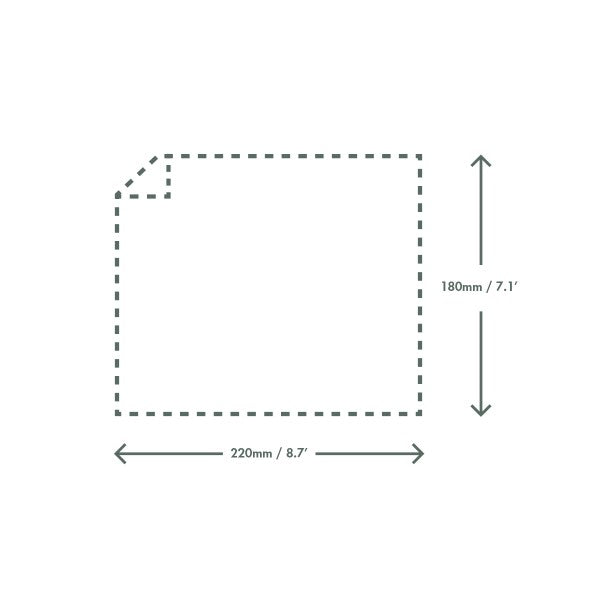 8.75 x 7in Clear NatureFlex Multi-Bag (QTY:1000)