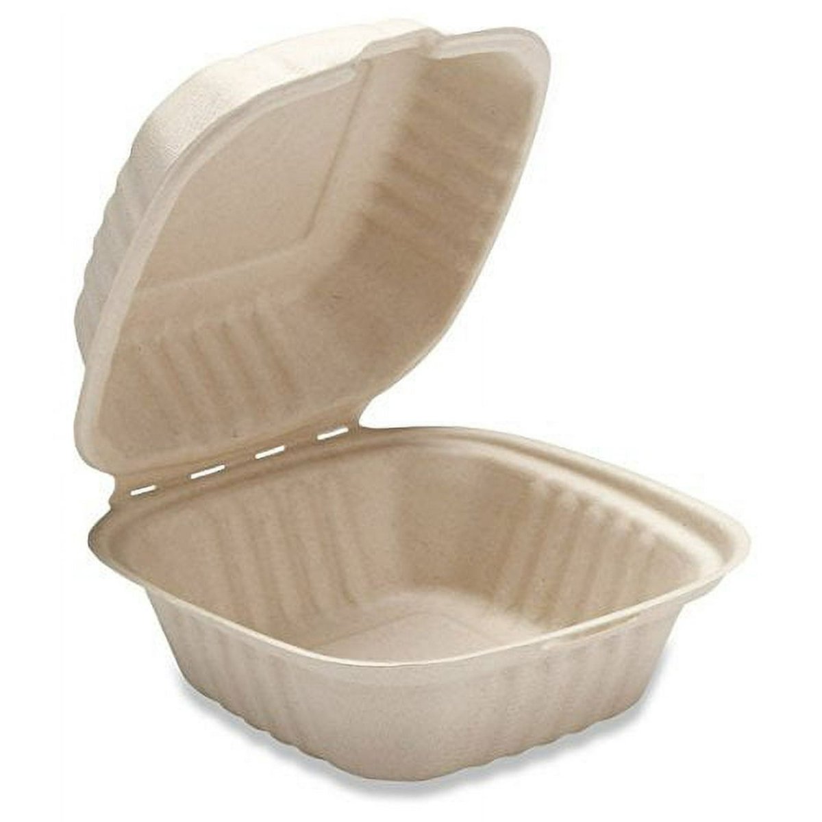 Vegware 6" Clamshell Natural Brown (QTY:400)