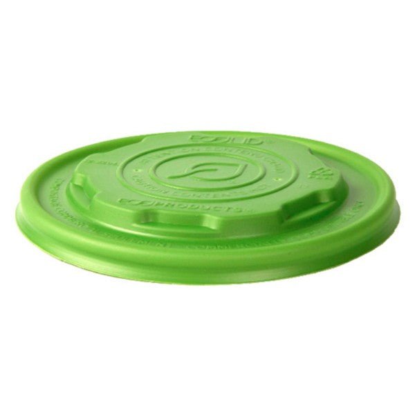 Vegware Veridian 90 series CPLA soup cup lids green (QTY:1000)