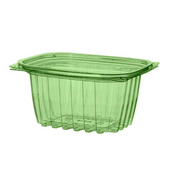 Vegware Veridian 16oz PLA two-piece deli container green (QTY:300)