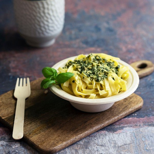 Vegware Nourish Gourmet 12oz Bowl, Natural Molded Fiber (QTY:1000)