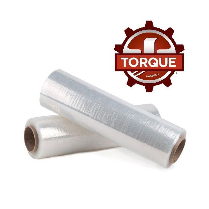 15" X 1500' Stretch Wrap 35 Gauge Torque Hand Film (Case of 4 Rolls)