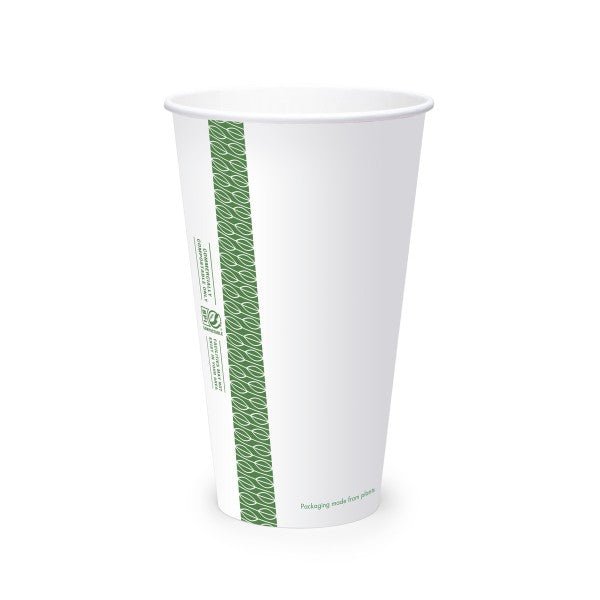 Vegware 22oz PLA-lined paper cold cup, 96-Series (QTY:1000)