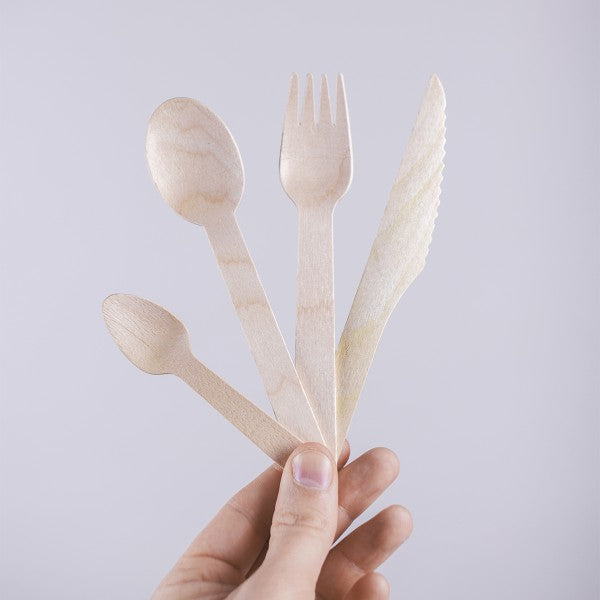 Vegware 6in Wooden Fork (QTY:1000)