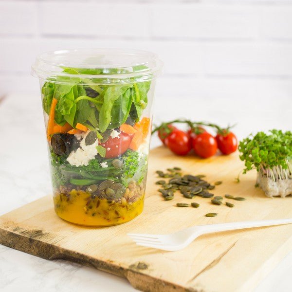 Vegware 32oz PLA Round Deli Container (QTY:500)