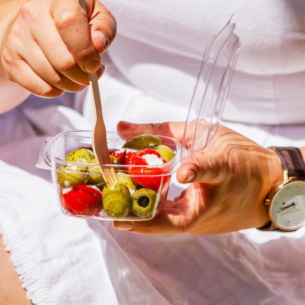 Vegware 8oz PLA Hinged Deli Container (QTY:300)