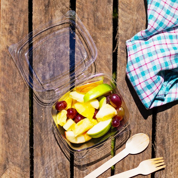 Vegware Hinged Deli Container 16oz PLA Compostable (QTY 300), SKU VHD-16