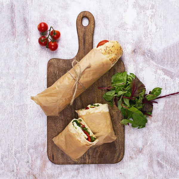 Vegware 15 x 10.75in waxed kraft deli sheets (QTY:2000)