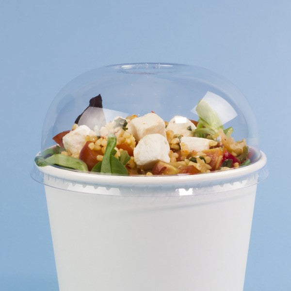 Vegware 115-Series dome PLA cold lid (QTY:500)