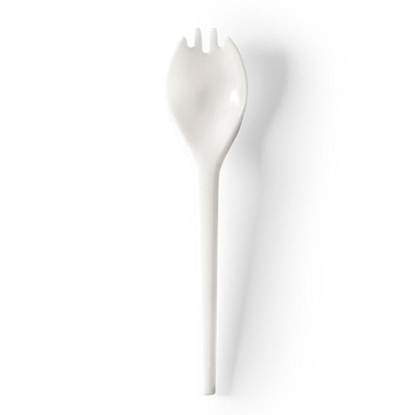 Vegware 6in CPLA Compostable Spork White (QTY 1000), SKU VW-SK6