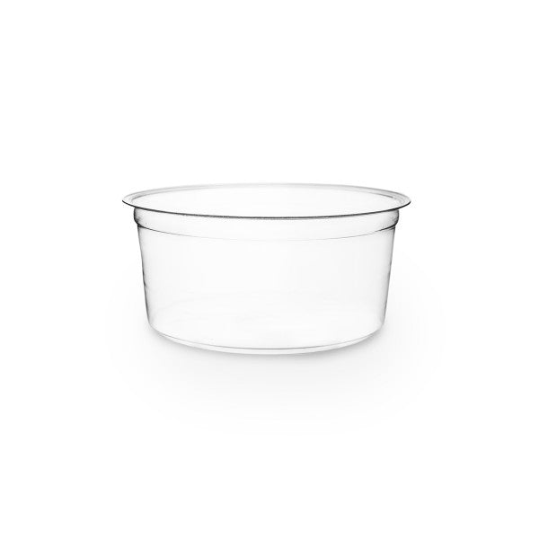 Vegware PLA Round Deli Container 12oz Compostable (QTY 500), SKU CF-DC-12