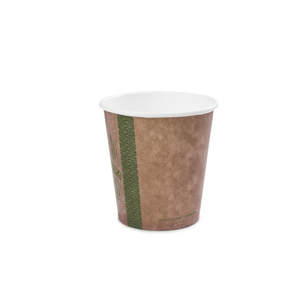 Vegware 10oz brown kraft hot cup, 89-Series (QTY:1000)