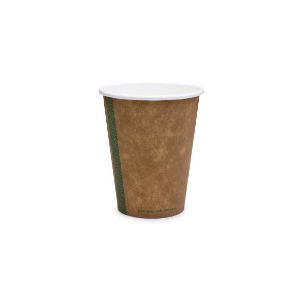 Vegware 12oz brown kraft hot cup, 89-Series (QTY:1000)