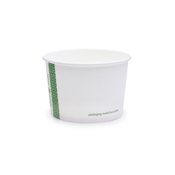Vegware 8oz Compostable Soup Container 90-Series, White (QTY 1000), SKU SC-08G