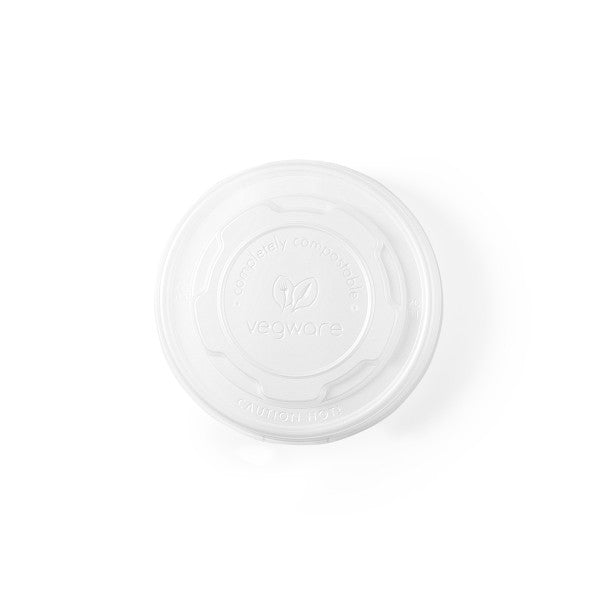 Vegware 90-Series flat CPLA lid (QTY:1000)