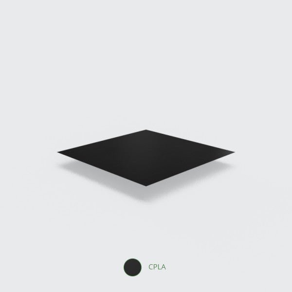 Vegware 89-Series Black CPLA Hot Cup Lid (QTY:1000)