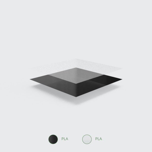 Vegware 7 x 5 x 1.5in No.2 PLA sushi combo (QTY:300)