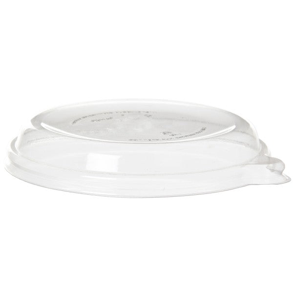 Vegware Gourmet Compostable Flat Lid, Fits 12-16oz Molded Fiber Coupe Bowls (QTY:400)