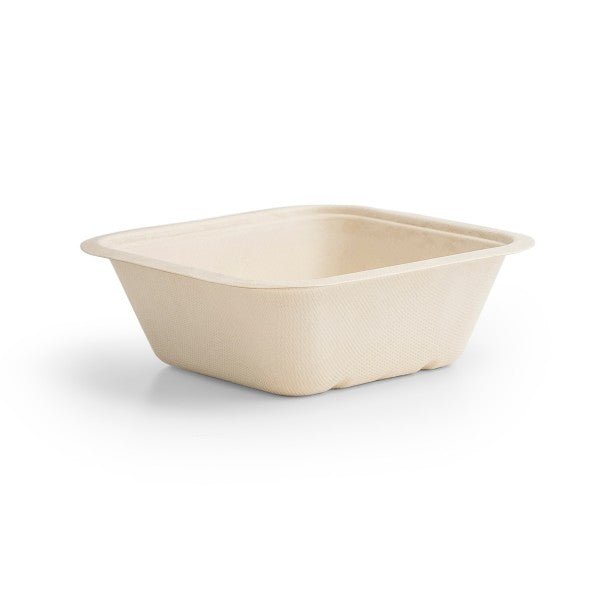 Vegware Nourish Gourmet 32oz Square (V4), Natural Molded Fiber (QTY:600)