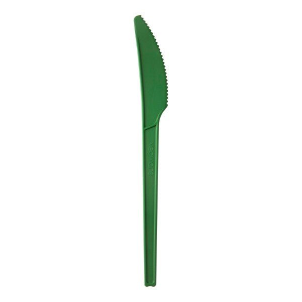 Vegware Veridian 6.5in compostable CPLA knife green (QTY:1000)