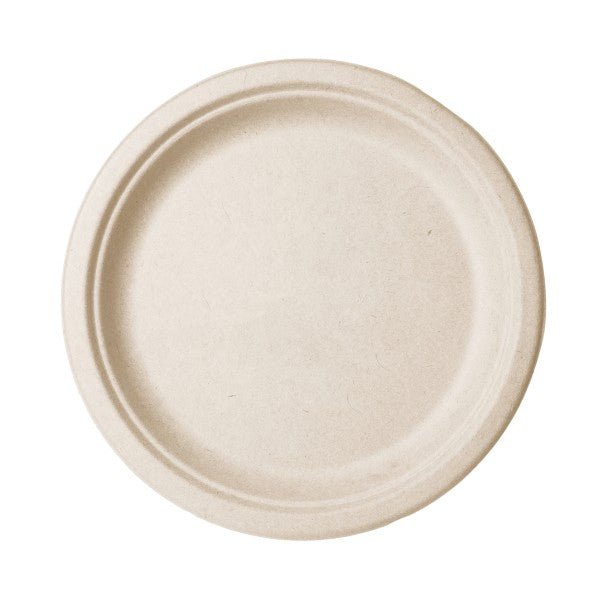 Vegware Nourish 10" Plate, Natural Molded Fiber (QTY:500)